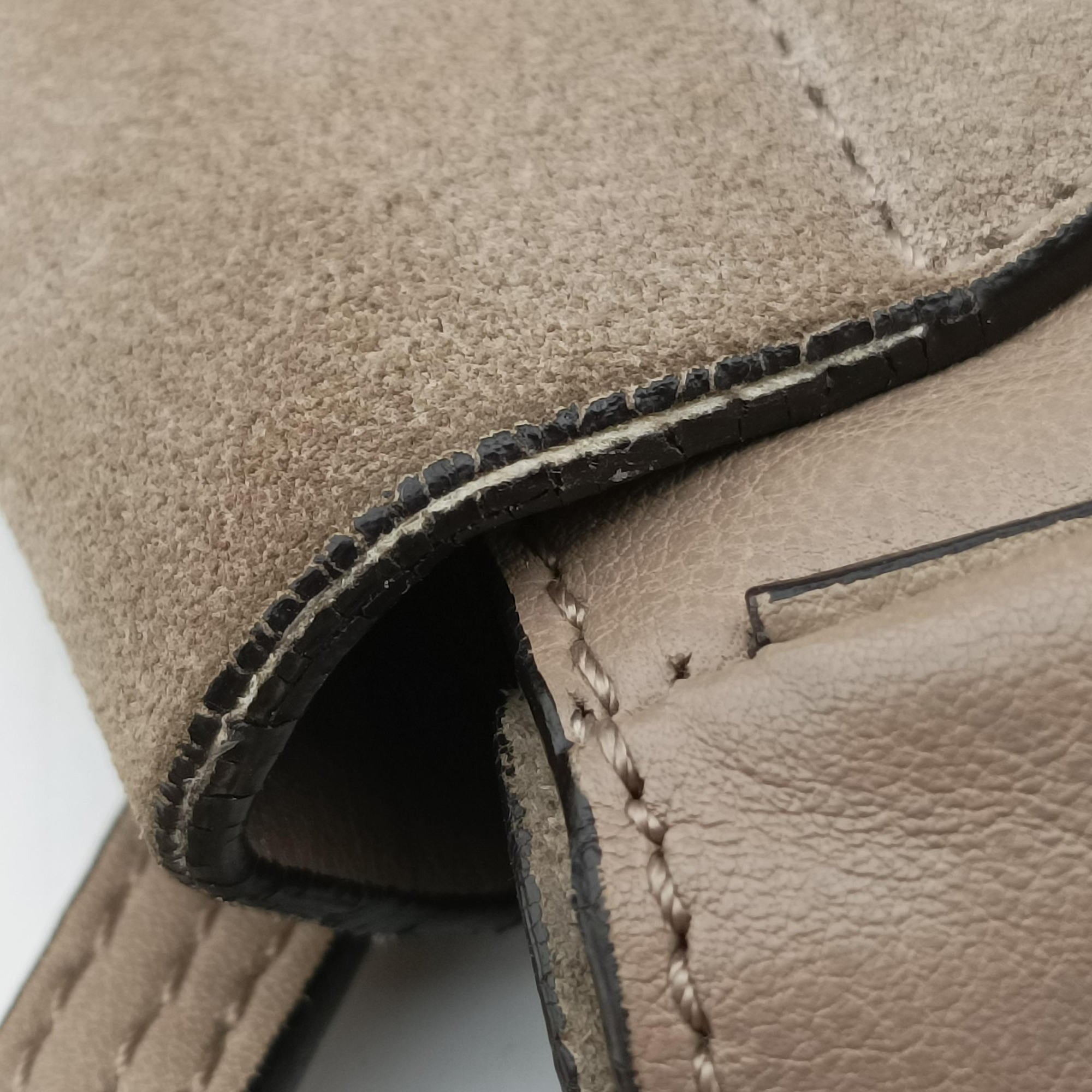 FAYE mini Grey Suede × leather 03 17 70 65 2フェイ ミニ グレー スエード×レザー 03 17 70 65 2