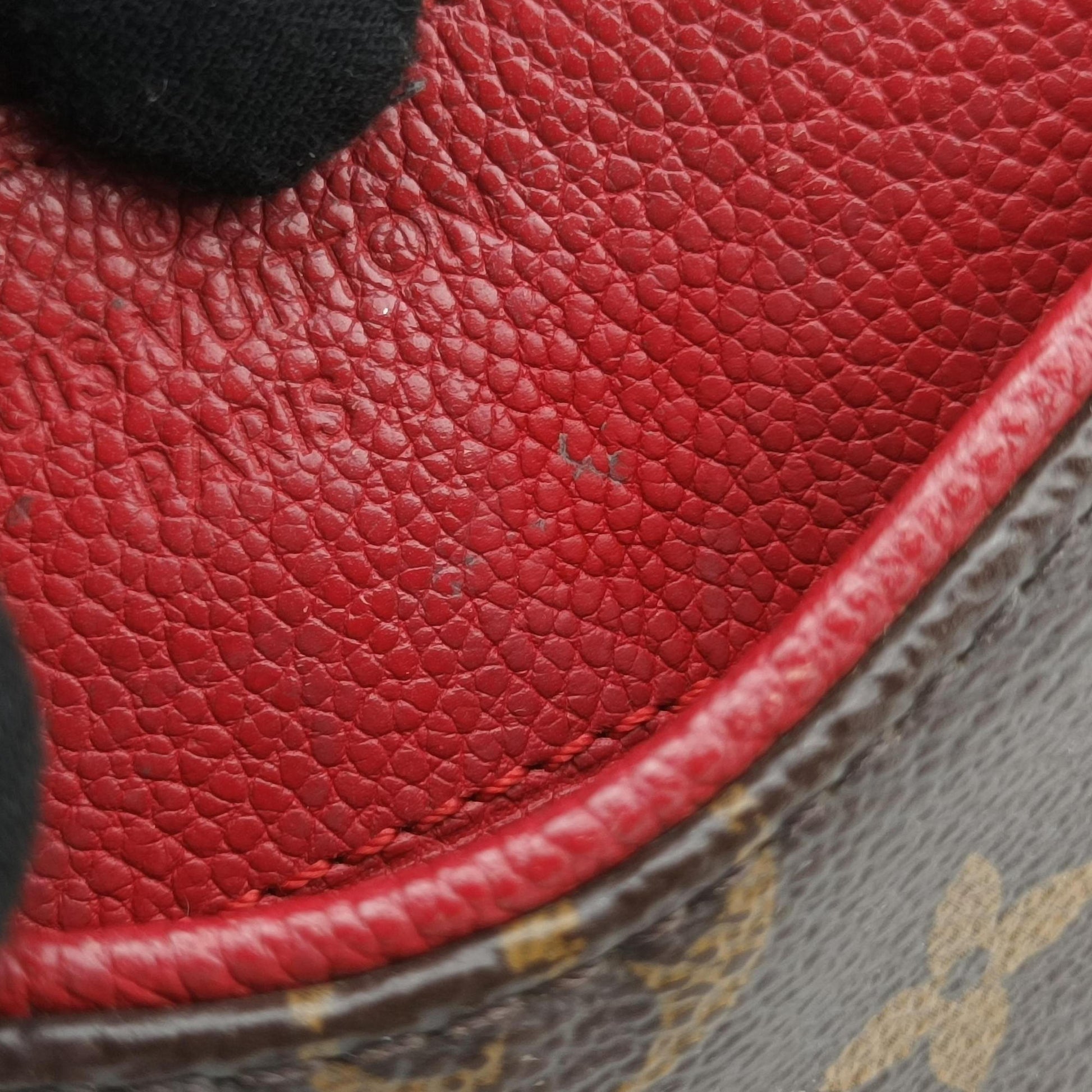 PALLAS Clutch brown×CERISE Monogram Canvas×calf leather M41638 CA0198パラス クラッチ モノグラム/ブラウン×スリーズ モノグラムキャンバス×カーフレザー M41638 CA0198