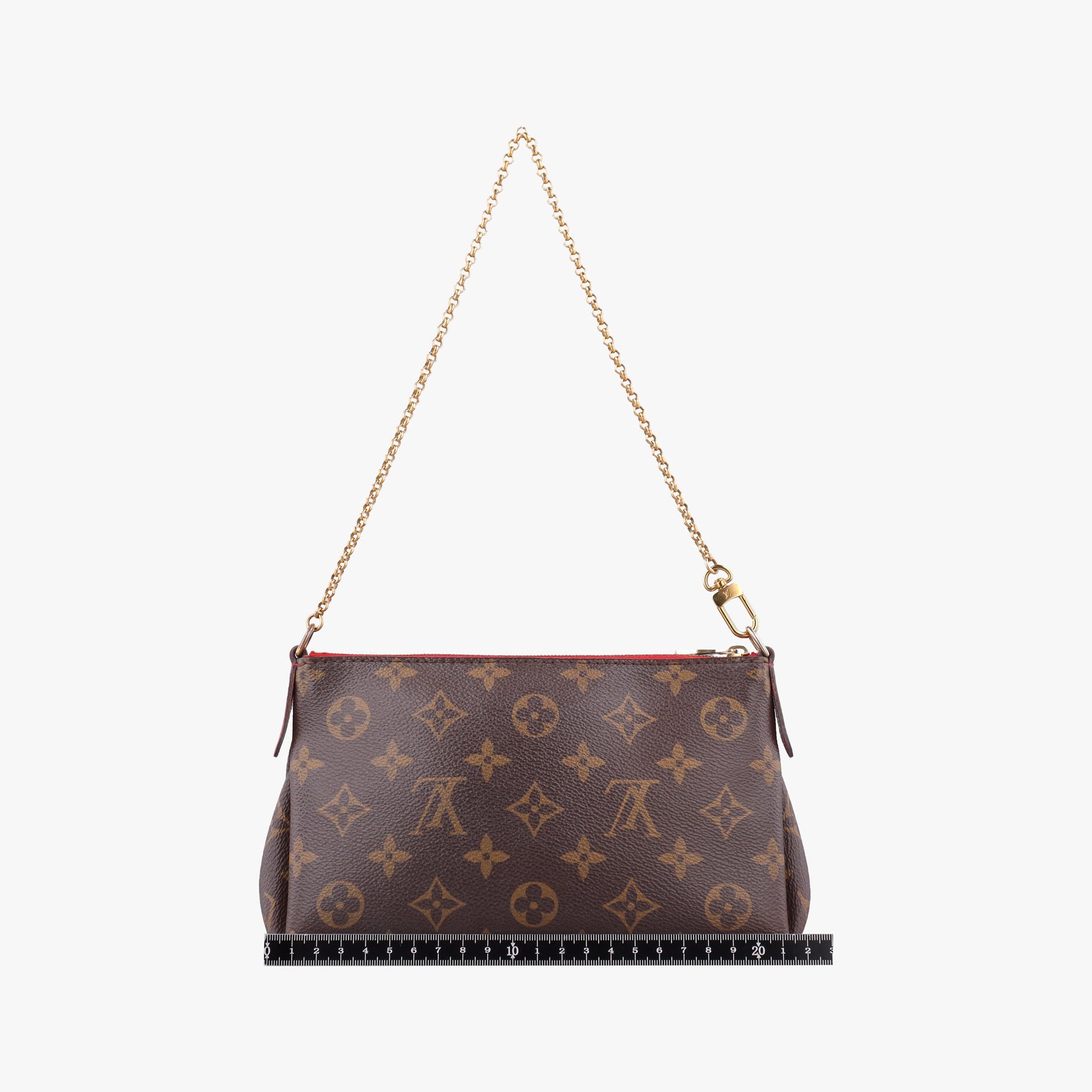 PALLAS Clutch brown×CERISE Monogram Canvas×calf leather M41638 CA0198パラス クラッチ モノグラム/ブラウン×スリーズ モノグラムキャンバス×カーフレザー M41638 CA0198
