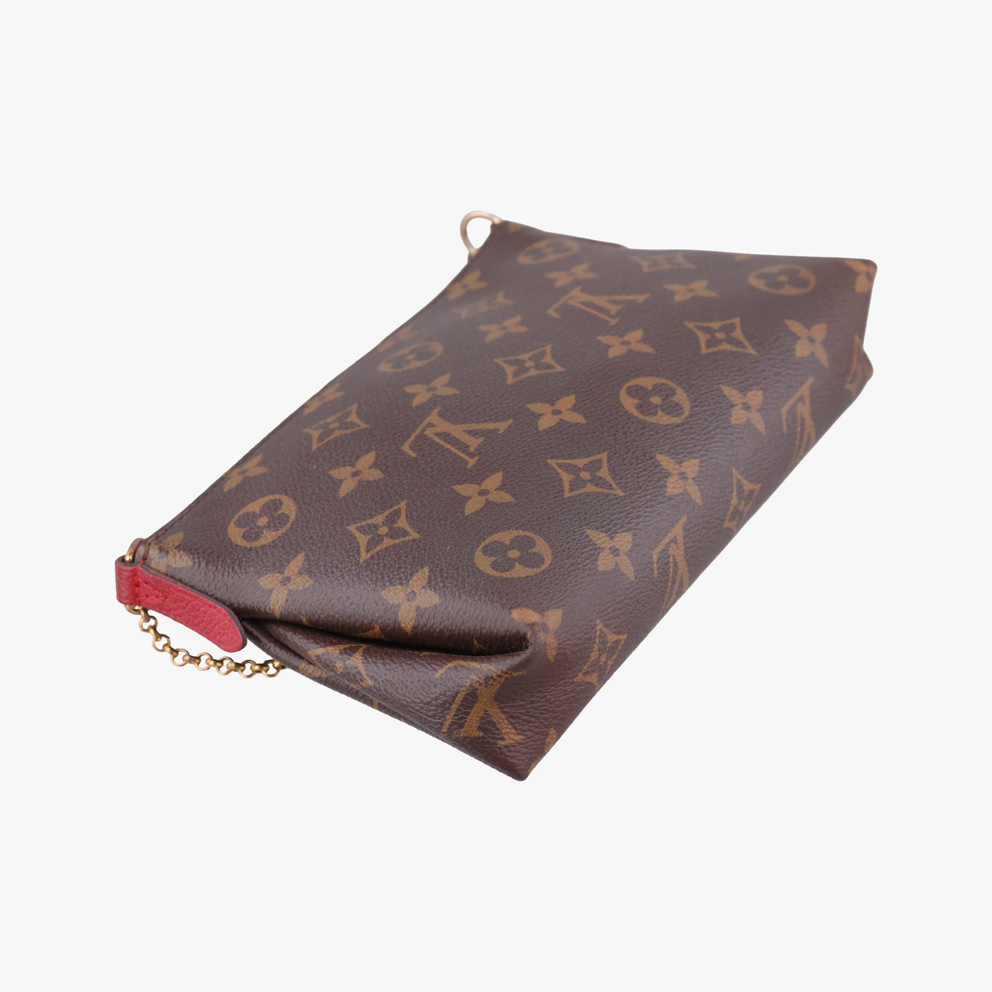 PALLAS Clutch brown×CERISE Monogram Canvas×calf leather M41638 CA0198パラス クラッチ モノグラム/ブラウン×スリーズ モノグラムキャンバス×カーフレザー M41638 CA0198