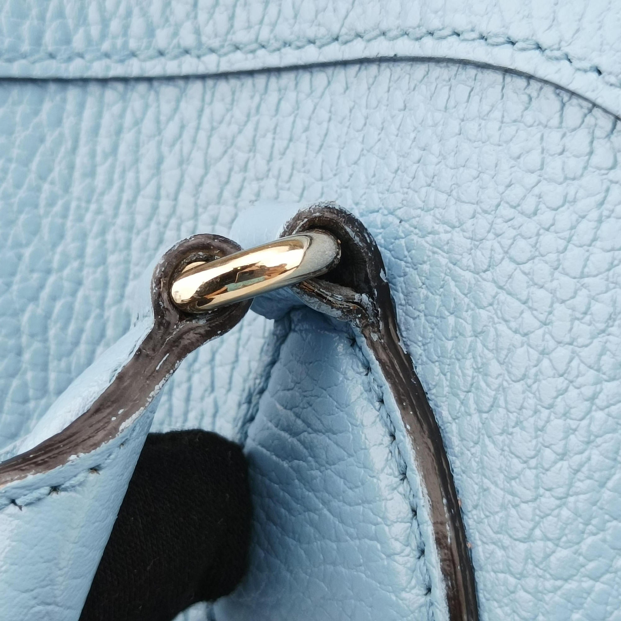 Interlocking G charm Dome Blue Leather 449661 Lot number unknownインターロッキングG チャーム ドーム ブルー レザー 449661 製番不明
