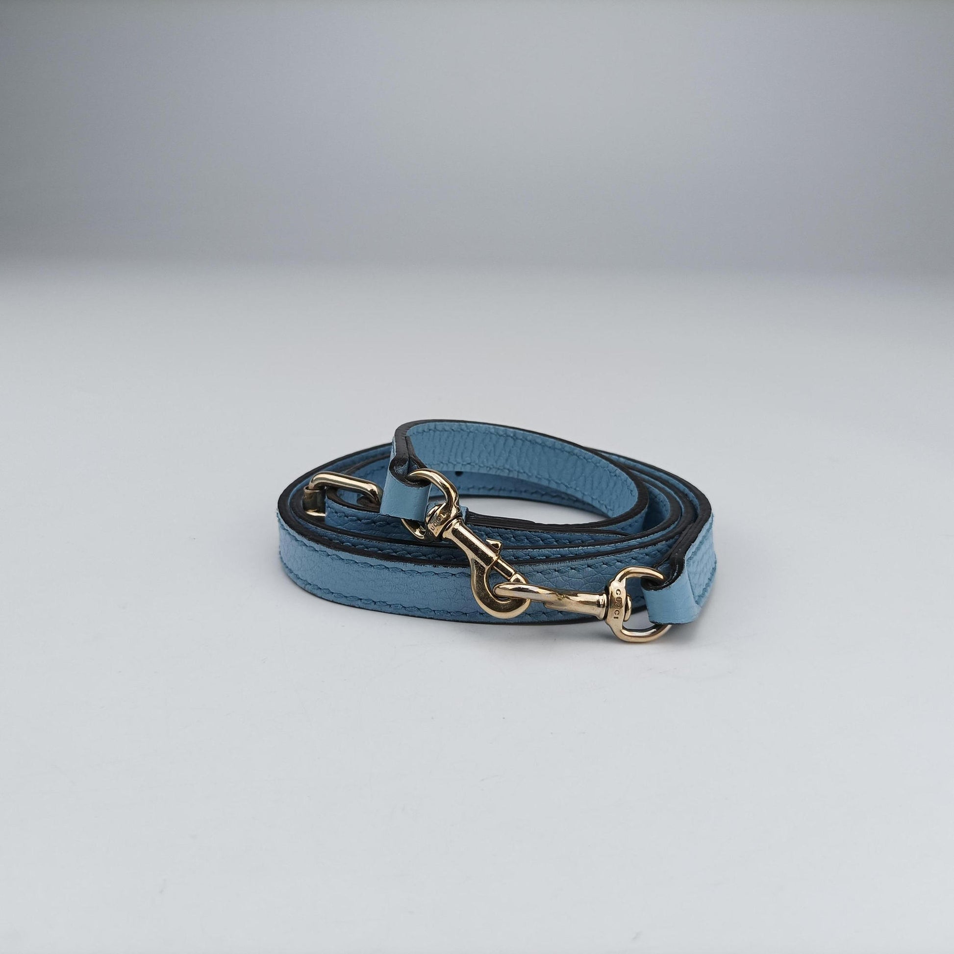 Interlocking G charm Dome Blue Leather 449661 Lot number unknownインターロッキングG チャーム ドーム ブルー レザー 449661 製番不明