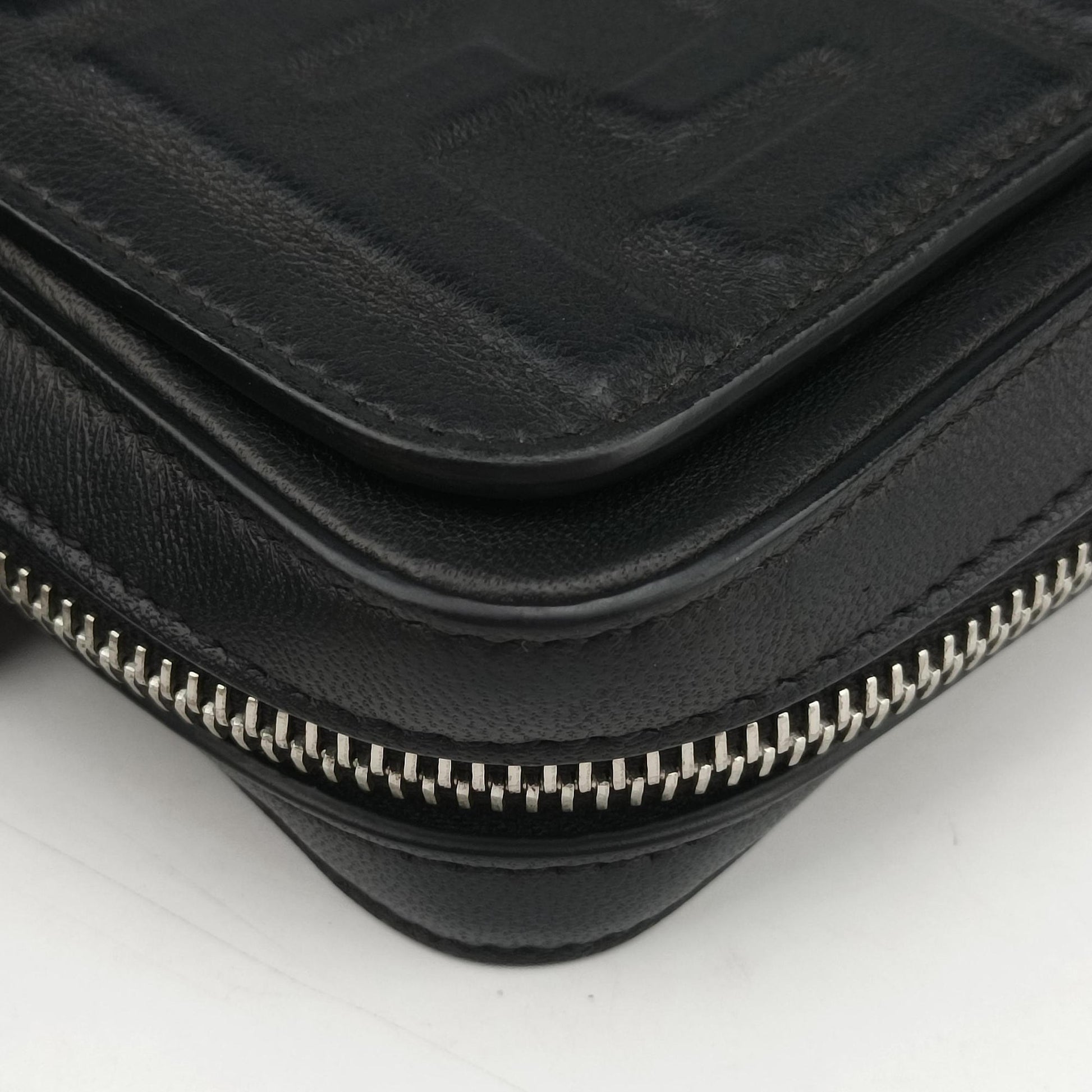 FF logo Black Leather 7M0299 7M0299 A72V 208-0501FFロゴ ブラック レザー 7M0299 7M0299 A72V 208-0501