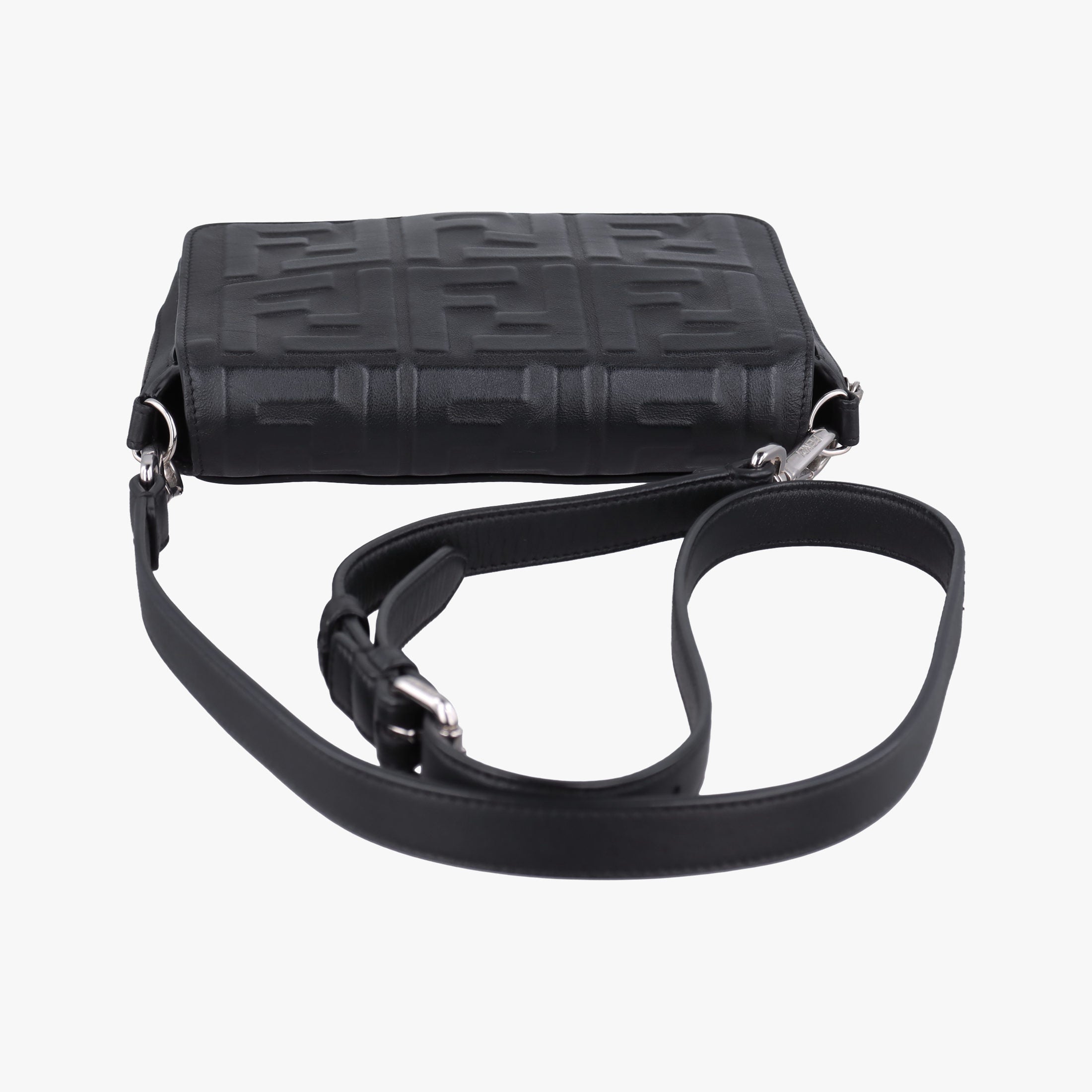 FF logo Black Leather 7M0299 7M0299 A72V 208-0501FFロゴ ブラック レザー 7M0299 7M0299 A72V 208-0501