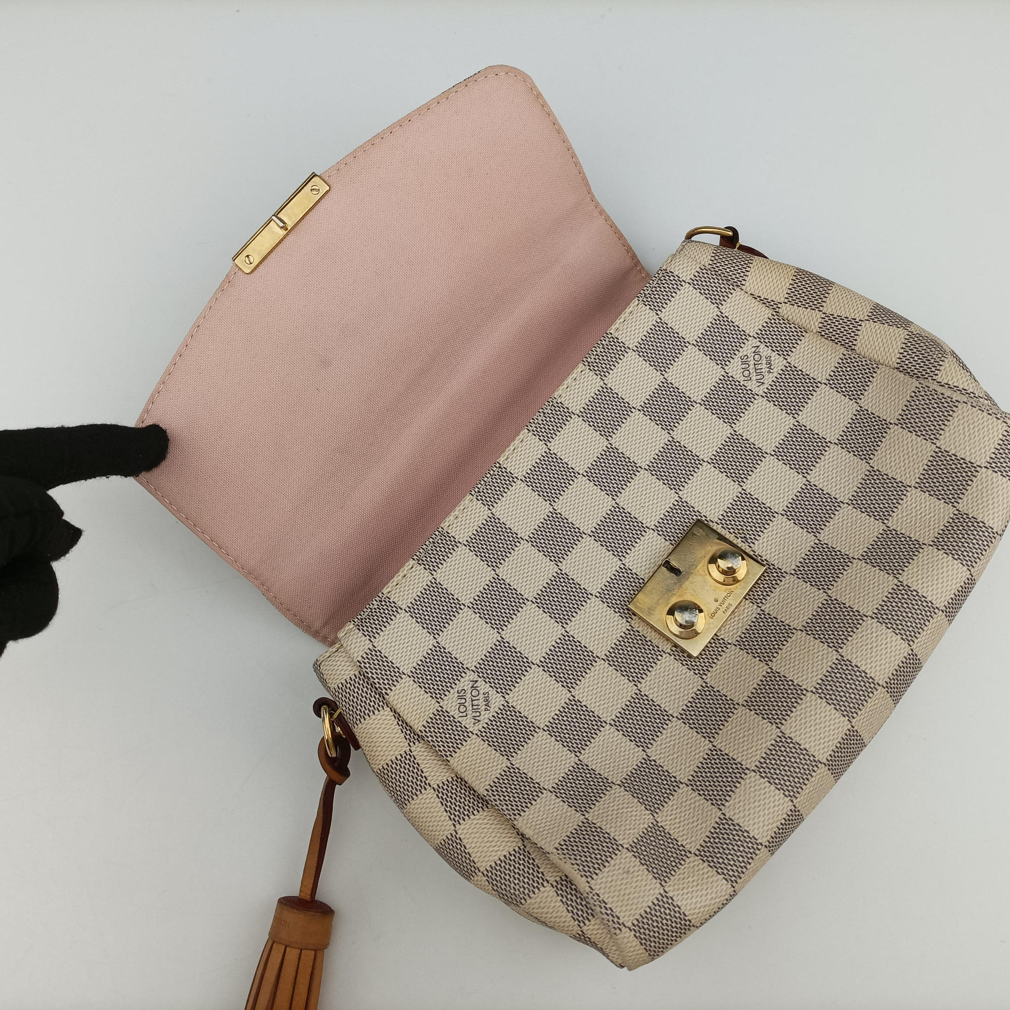 CROISETTE Azur Damier Canvas N41581 TR2156クロワゼット アズール ダミエキャンバス N41581 TR2156