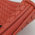 NODINI Intrecciato Red lambskin B02037527Zノディーニ イントレチャート レッド ラムスキン B02037527Z