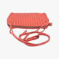 NODINI Intrecciato Red lambskin B02037527Zノディーニ イントレチャート レッド ラムスキン B02037527Z