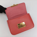lock Fuoco Sound Top Handle Pink orange SAFFIANO Leather BT0963 31/Eロック フオコ サウンドトップハンドル ピンクオレンジ サフィアーノレザー BT0963 31/E