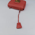lock Fuoco Sound Top Handle Pink orange SAFFIANO Leather BT0963 31/Eロック フオコ サウンドトップハンドル ピンクオレンジ サフィアーノレザー BT0963 31/E