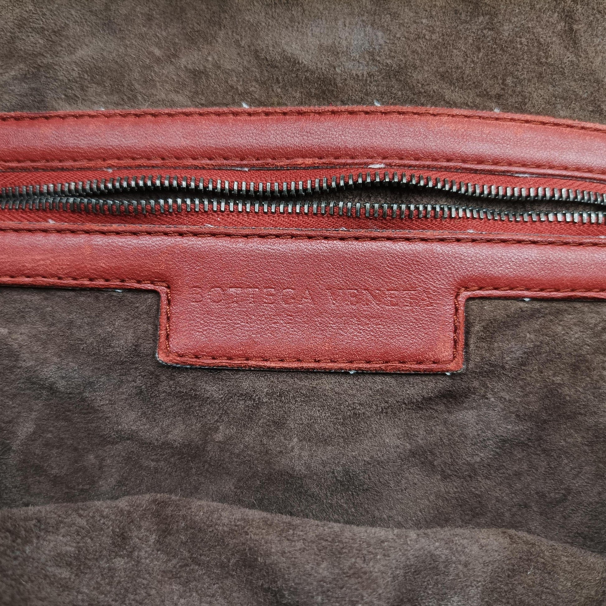 NODINI Intrecciato Red lambskin B02112396Nノディーニ イントレチャート レッド ラムスキン B02112396N