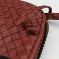 NODINI Intrecciato Red lambskin B02112396Nノディーニ イントレチャート レッド ラムスキン B02112396N