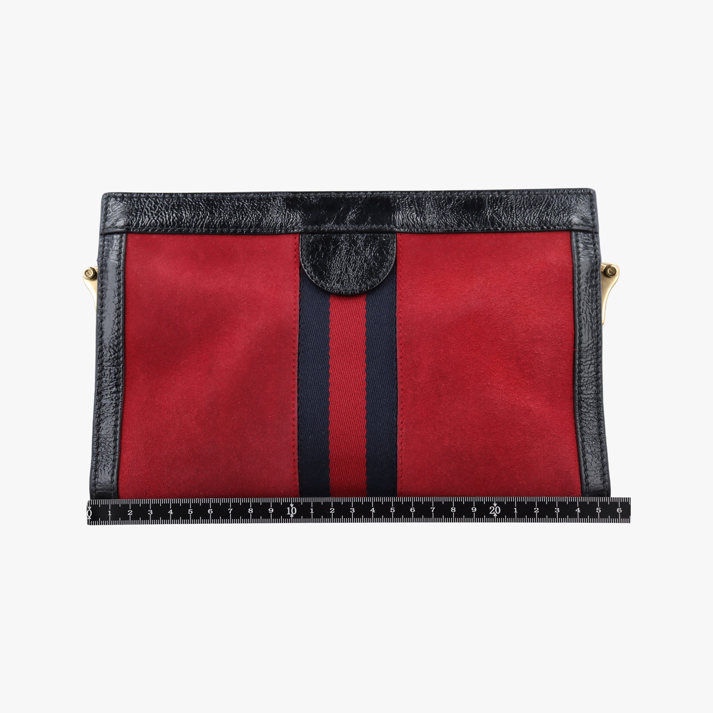 Ophidia Red×Black Suede×Patent 503877 D024101566オフィディア レッド×ブラック スエード×パテント 503877 D024101566