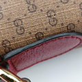 Doraemon collaboration Brown x red PVC coated canvas×Leather 655597 I034136487ドラえもんコラボ ブラウンxレッド PVCコーティングキャンバス×レザー 655597 I034136487