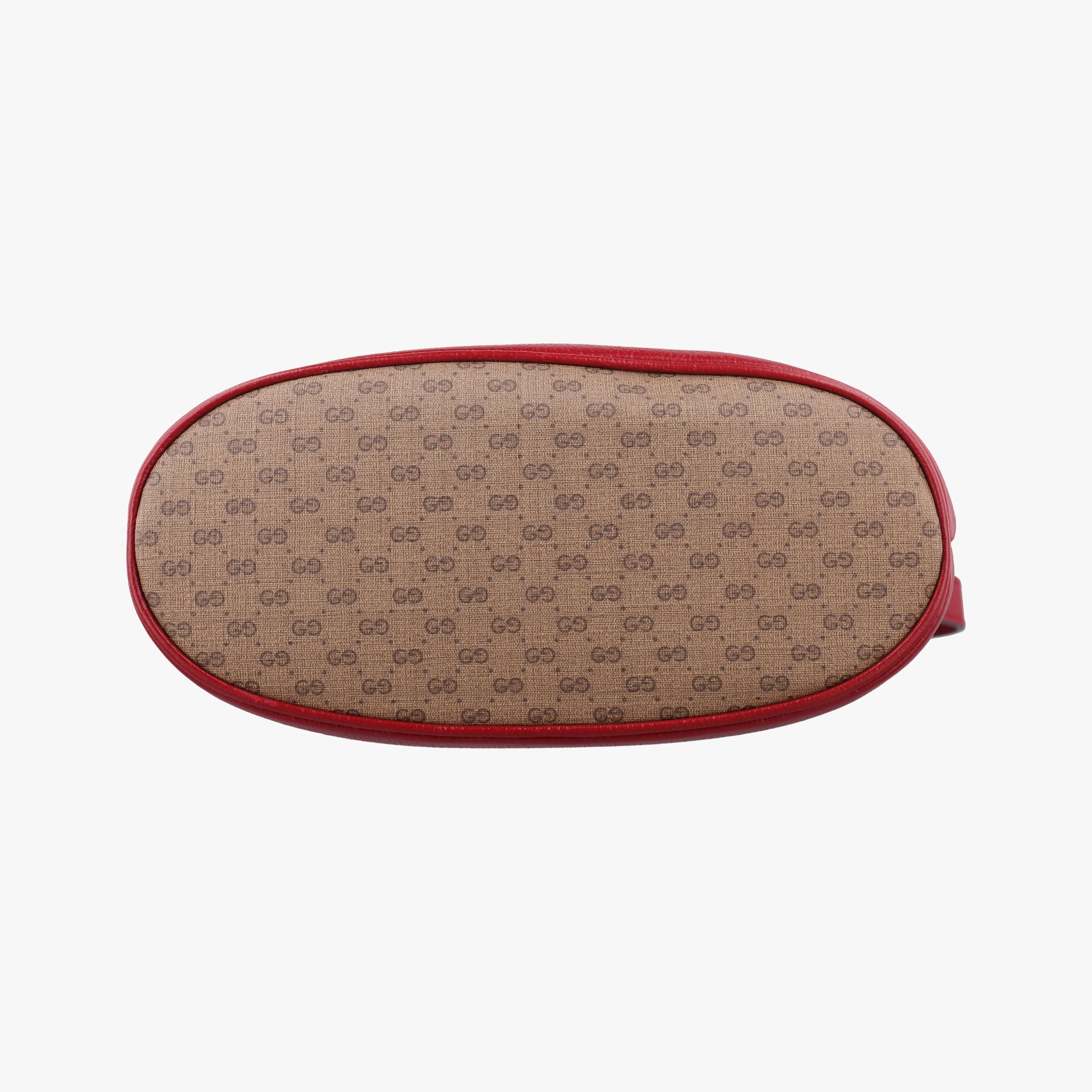 Doraemon collaboration Brown x red PVC coated canvas×Leather 655597 I034136487ドラえもんコラボ ブラウンxレッド PVCコーティングキャンバス×レザー 655597 I034136487