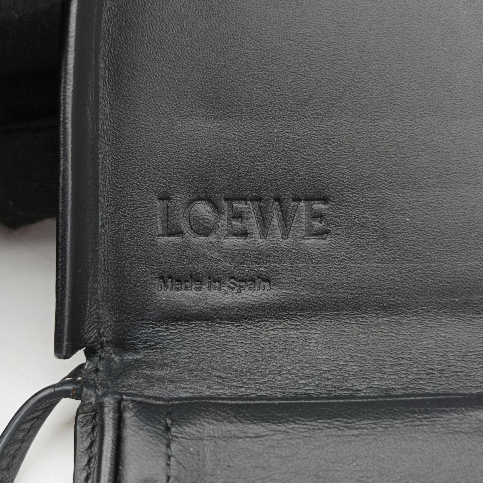 Heel Small Black Leather 101931ヒールポーチ スモール ブラック レザー 101931