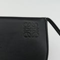 Heel Small Black Leather 101931ヒールポーチ スモール ブラック レザー 101931