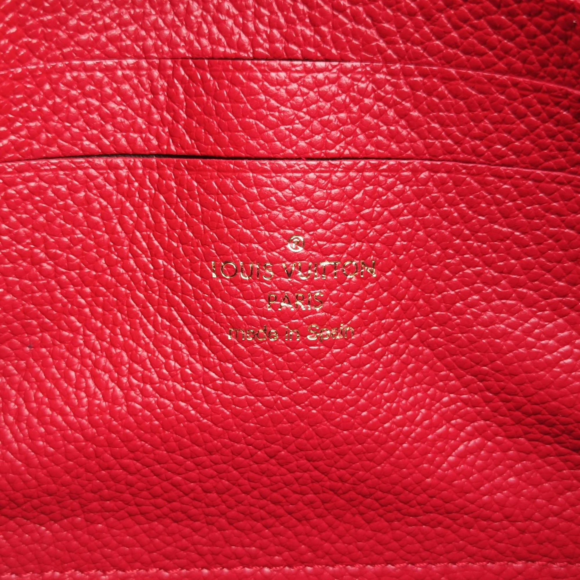 Pochette Double Zip Chain Marine Rouge×Navy Monogram Empreinte M63916 GI3198ポシェット ドゥーブル ジップ チェーン マリーヌルージュ×ネイビー モノグラム アンプラント M63916 GI3198