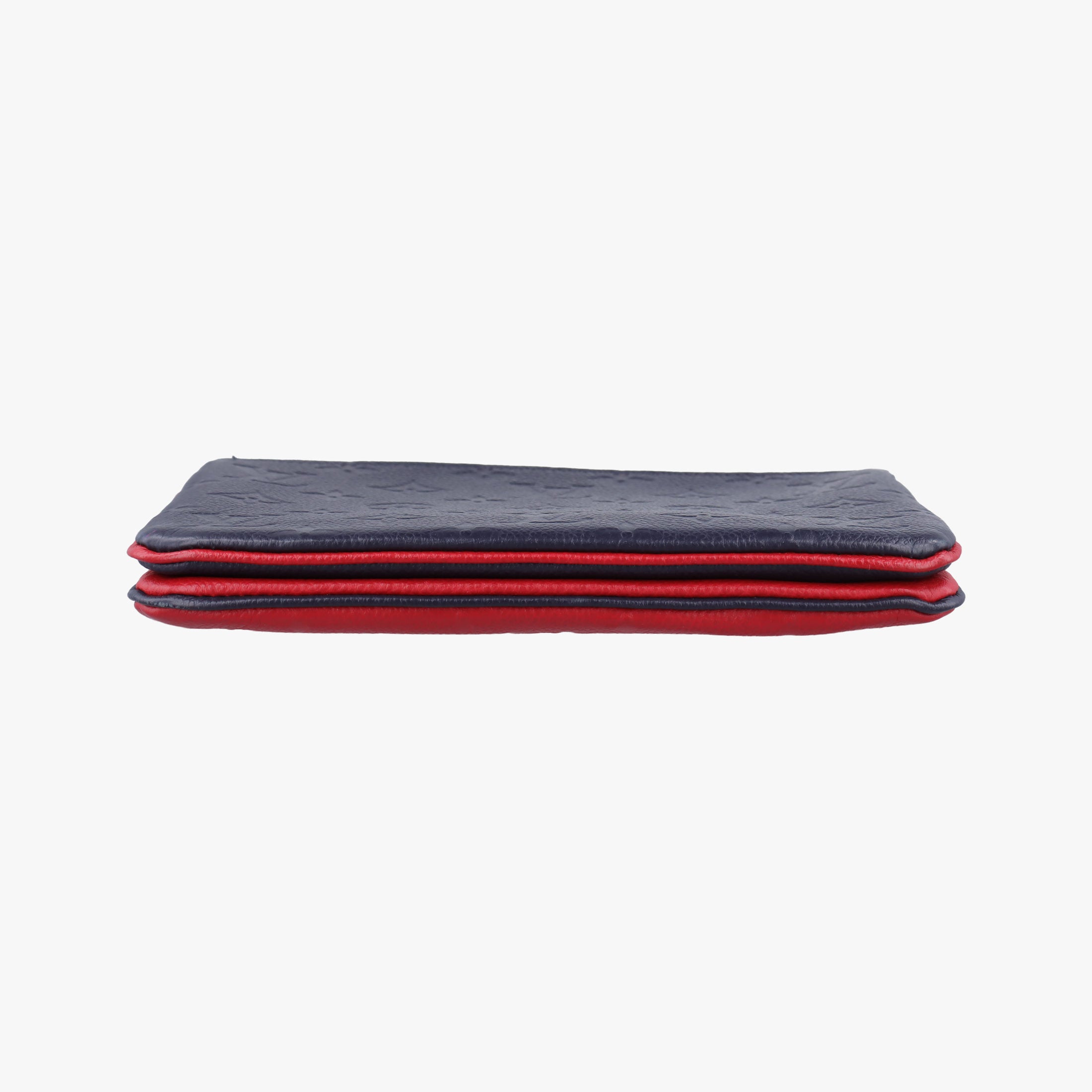 Pochette Double Zip Chain Marine Rouge×Navy Monogram Empreinte M63916 GI3198ポシェット ドゥーブル ジップ チェーン マリーヌルージュ×ネイビー モノグラム アンプラント M63916 GI3198