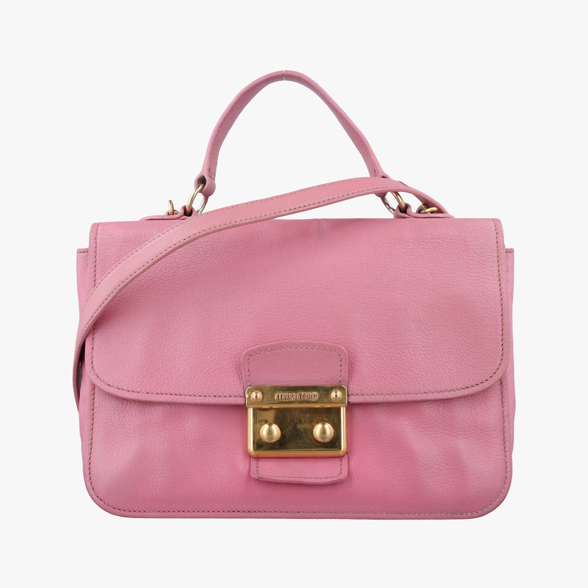 lock Fuoco Sound Top Handle Pink SAFFIANO Leather BT0963 25ロック フオコ サウンドトップハンドル ピンク サフィアーノレザー BT0963 25