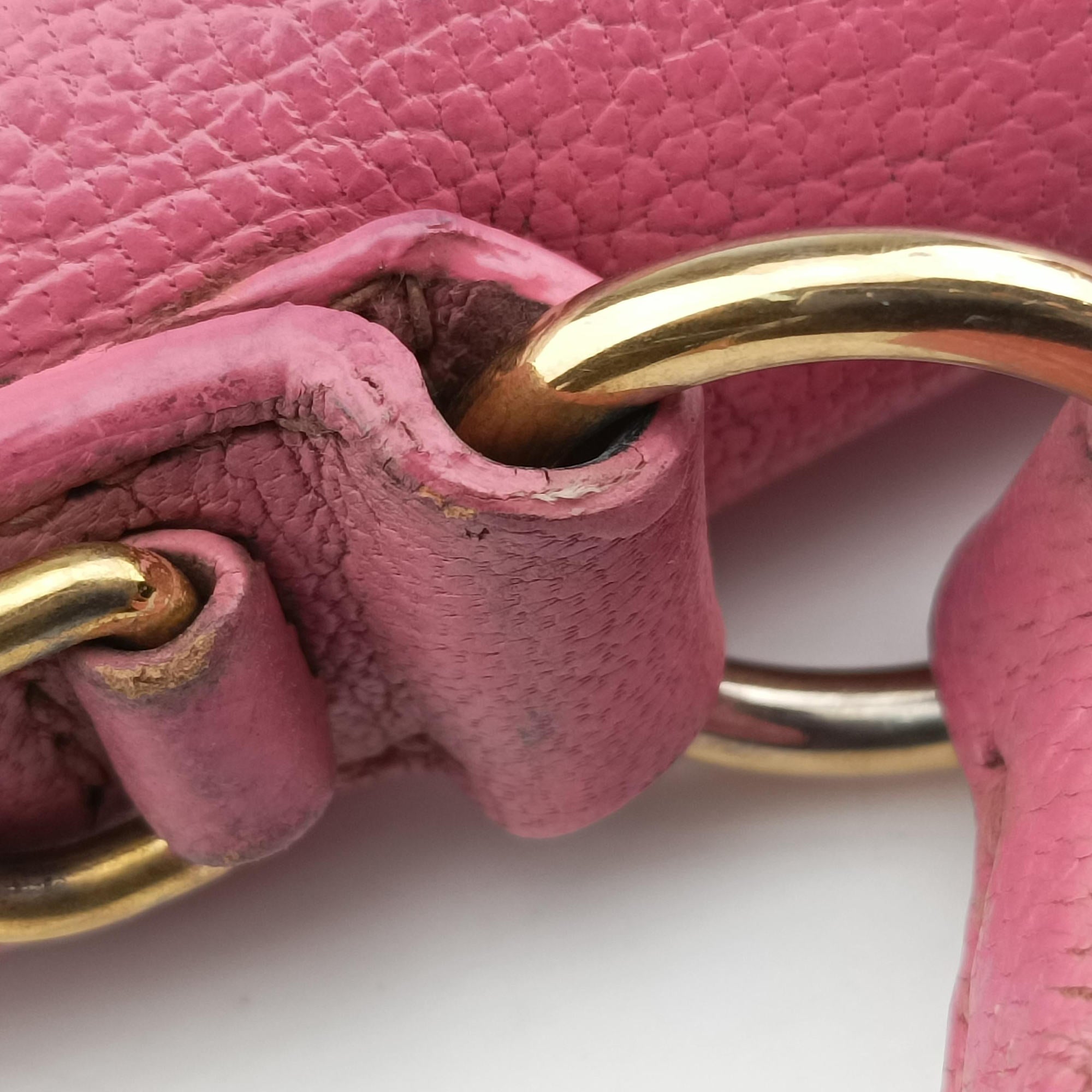 lock Fuoco Sound Top Handle Pink SAFFIANO Leather BT0963 25ロック フオコ サウンドトップハンドル ピンク サフィアーノレザー BT0963 25