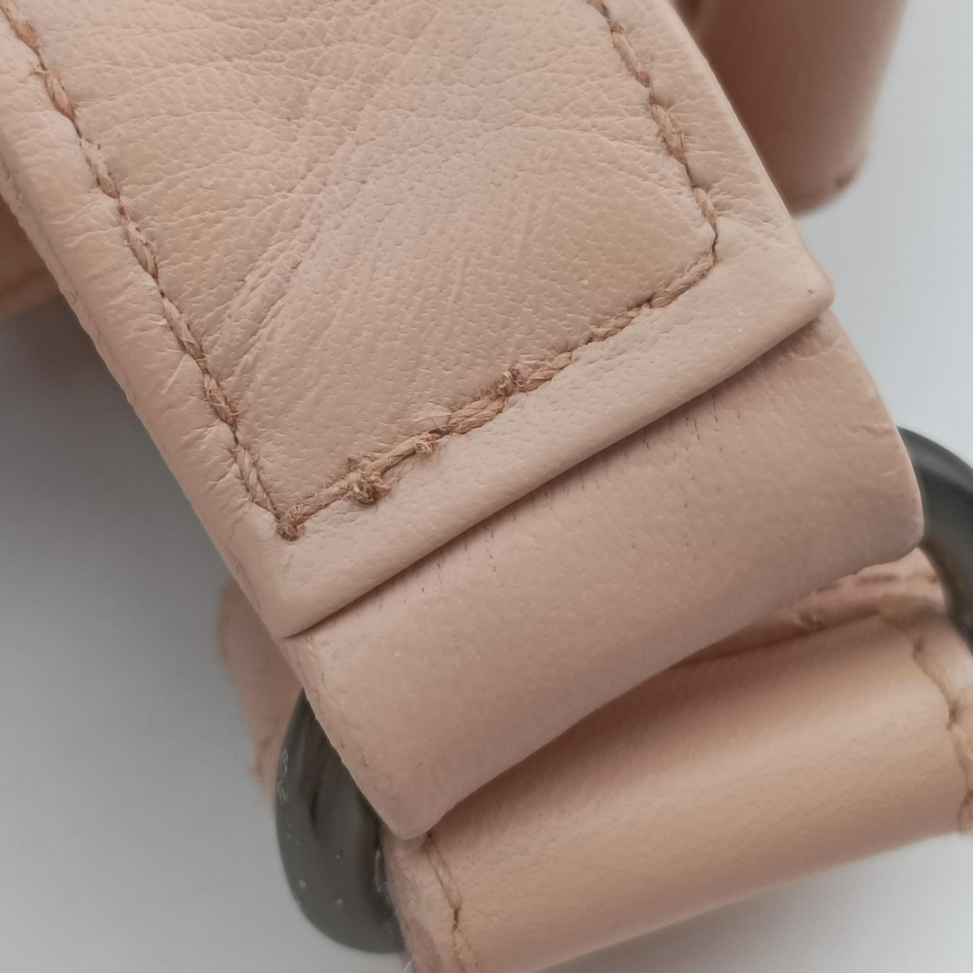 CAMPANA Intrecciato Pink lambskin 125787 V0016 6766 EPEV 2007 5219 Aカンパーナ イントレチャート ピンク ラムスキン 125787 V0016 6766 EPEV 2007 5219 A