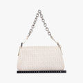 Baguette White PVC coated canvas 8BR180 2354/8BR180/YG1/098マンマバケット ホワイト PVCコーティングキャンバス 8BR180 2354/8BR180/YG1/098