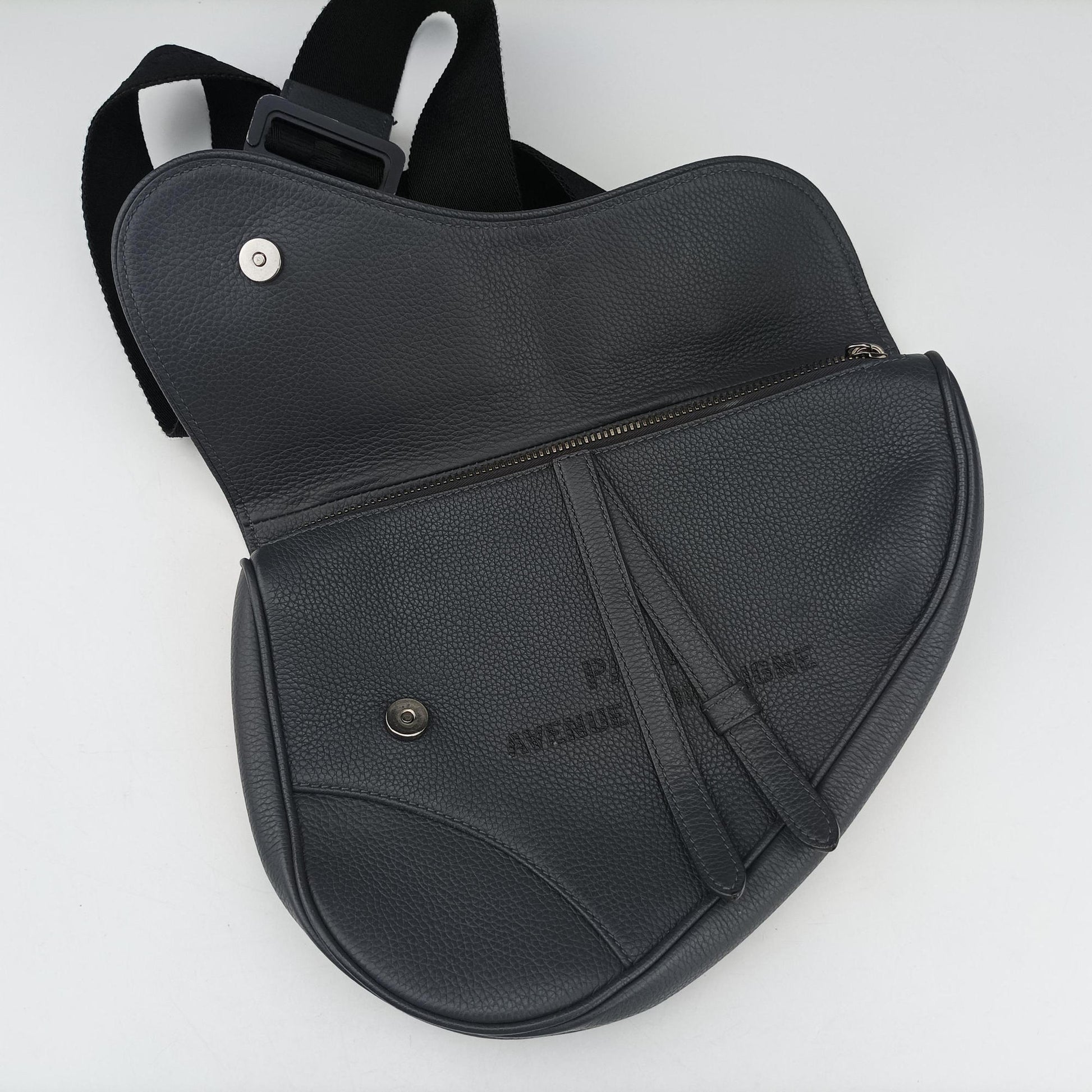 Saddle Grey leather 23-BO-0270サドル グレー レザー 23-BO-0270