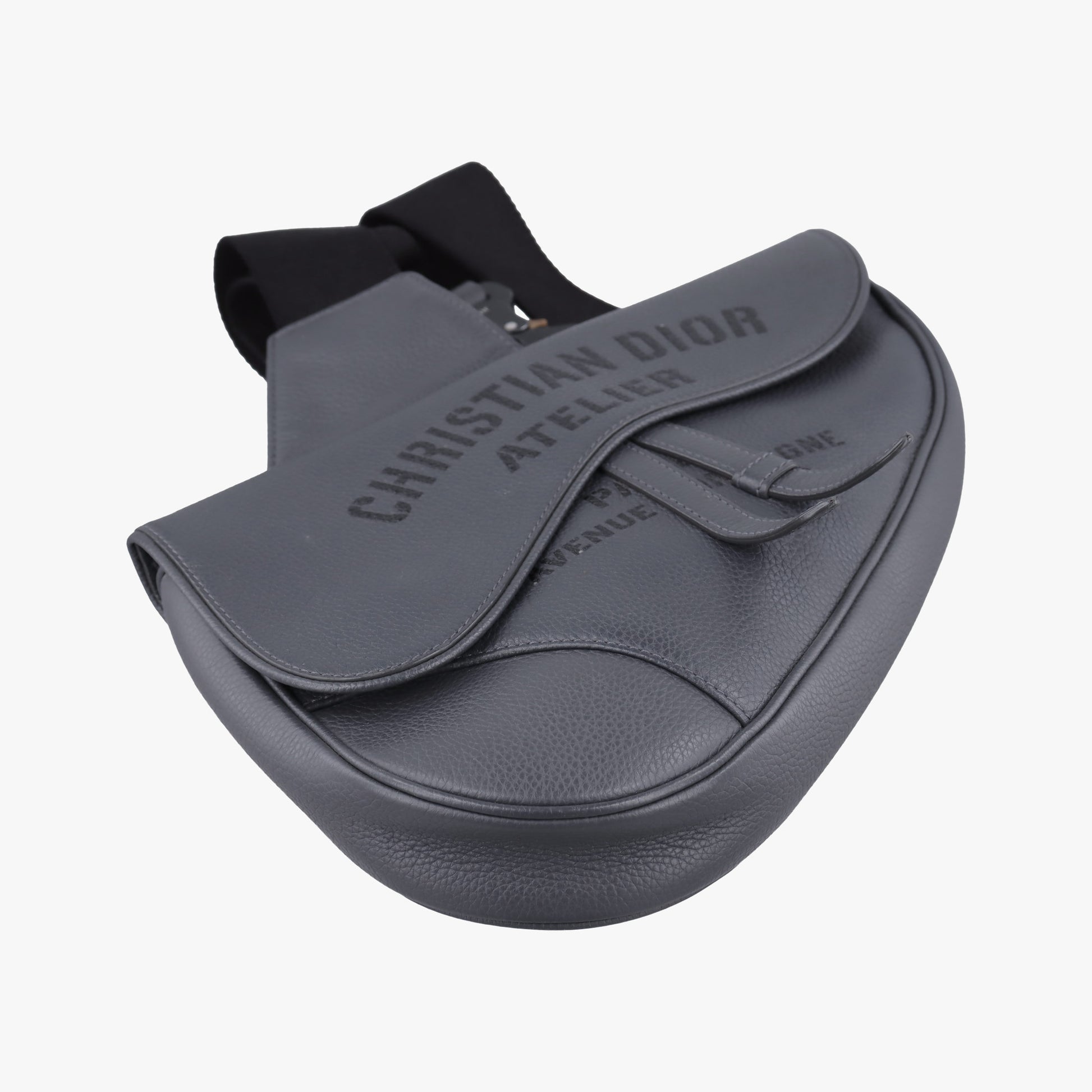 Saddle Grey leather 23-BO-0270サドル グレー レザー 23-BO-0270