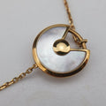 Amulette de Cartier White×golden AU750 B6044017 DBO923アミュレット ドゥ カルティエ ホワイト×ゴールド AU750 B6044017 DBO923