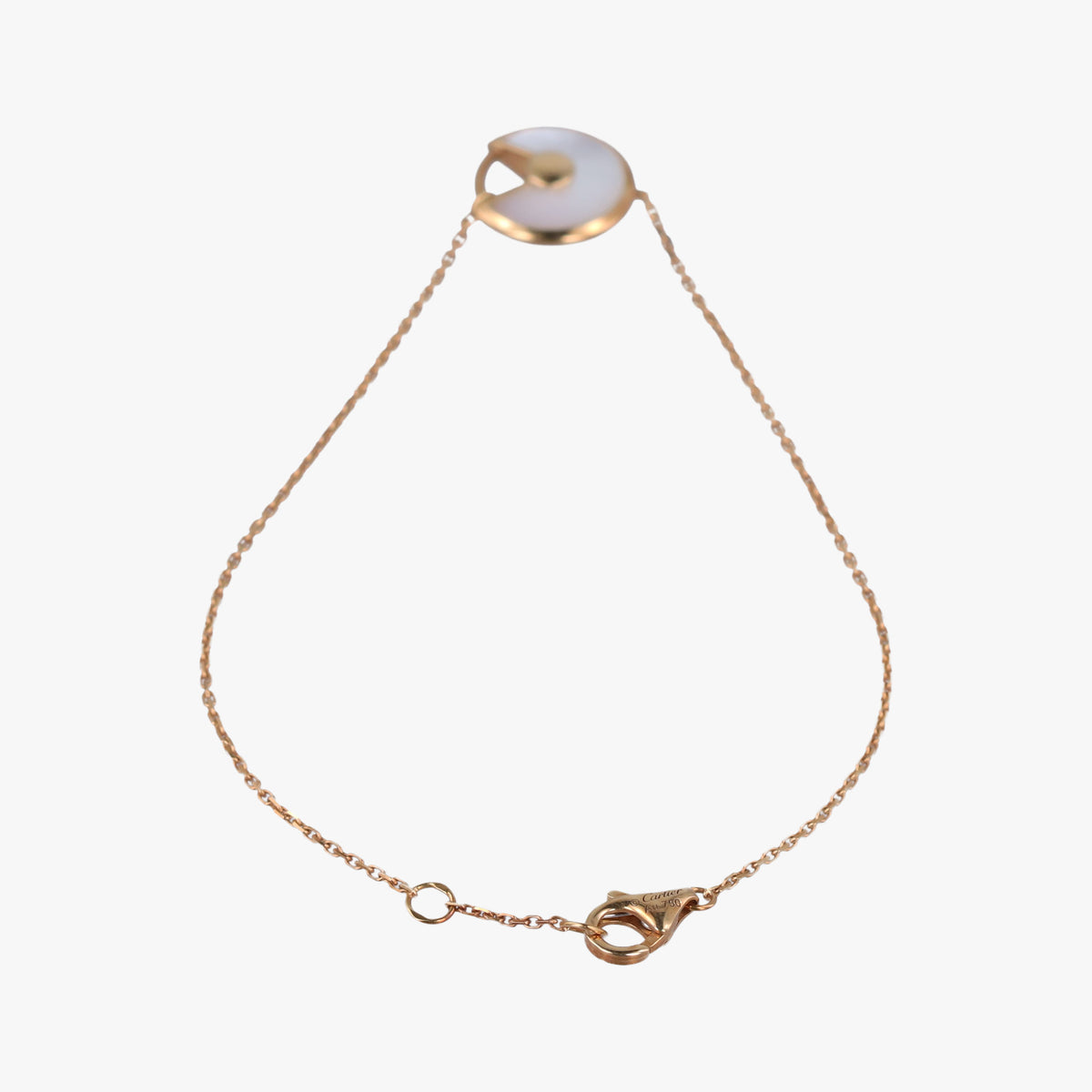 Amulette de Cartier White×golden AU750 B6044017 DBO923アミュレット ドゥ カルティエ ホワイト×ゴールド AU750 B6044017 DBO923