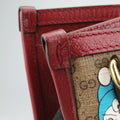 Fujiko-Pro Doraemon Micro GG Supreme Beige × Red × Multicolor PVC coated canvas×Leather 653952 B033864026フジコ プロ ドラえもん マイクロGGスプリーム ベージュ×レッド×マルチカラー PVCコーティングキャンバス×レザー 653952 B033864026