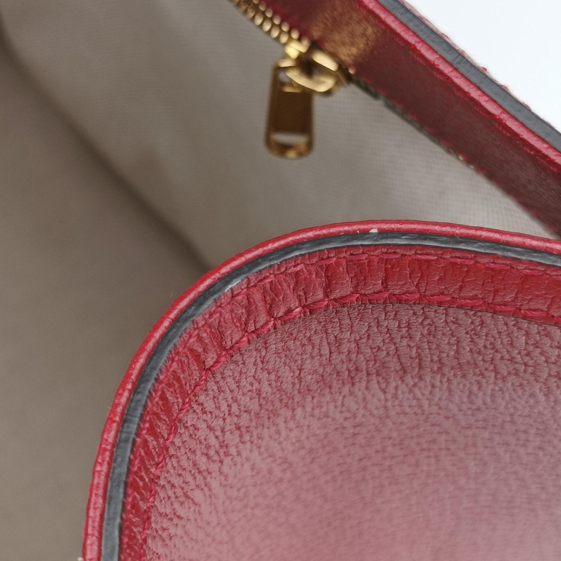 Fujiko-Pro Doraemon Micro GG Supreme Beige × Red × Multicolor PVC coated canvas×Leather 653952 B033864026フジコ プロ ドラえもん マイクロGGスプリーム ベージュ×レッド×マルチカラー PVCコーティングキャンバス×レザー 653952 B033864026