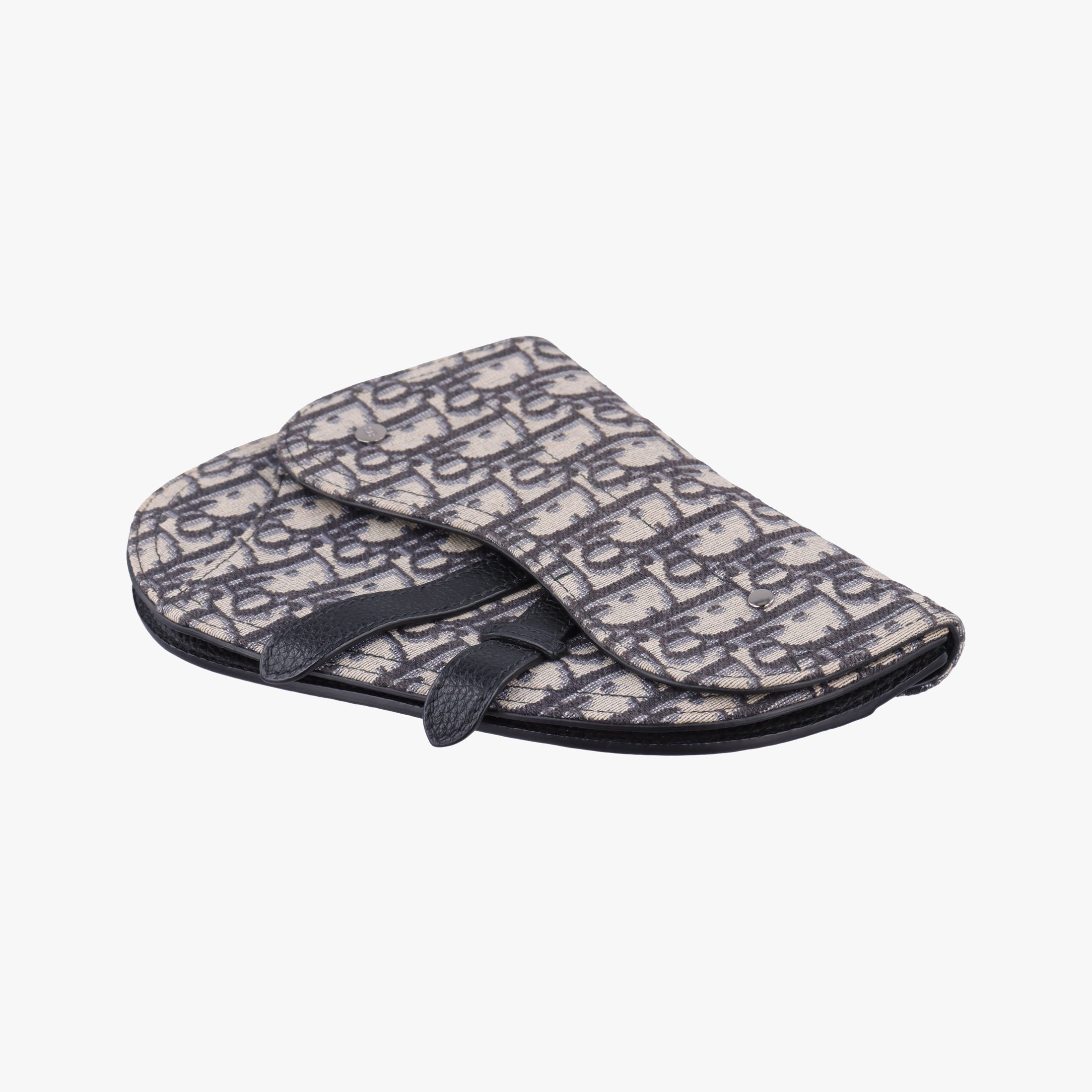 Saddle Gray×Navy×Black Jacquard×Leather 19-BO-0220サドル グレー×ネイビー×ブラック ジャガード×レザー 19-BO-0220