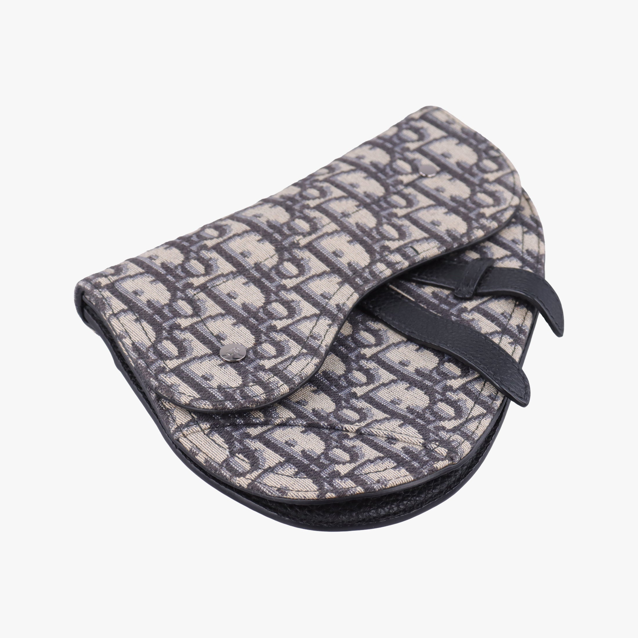 Saddle Gray×Navy×Black Jacquard×Leather 19-BO-0220サドル グレー×ネイビー×ブラック ジャガード×レザー 19-BO-0220
