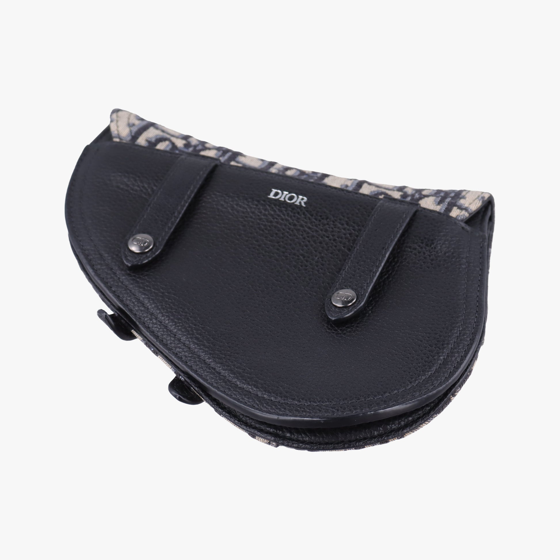 Saddle Gray×Navy×Black Jacquard×Leather 19-BO-0220サドル グレー×ネイビー×ブラック ジャガード×レザー 19-BO-0220