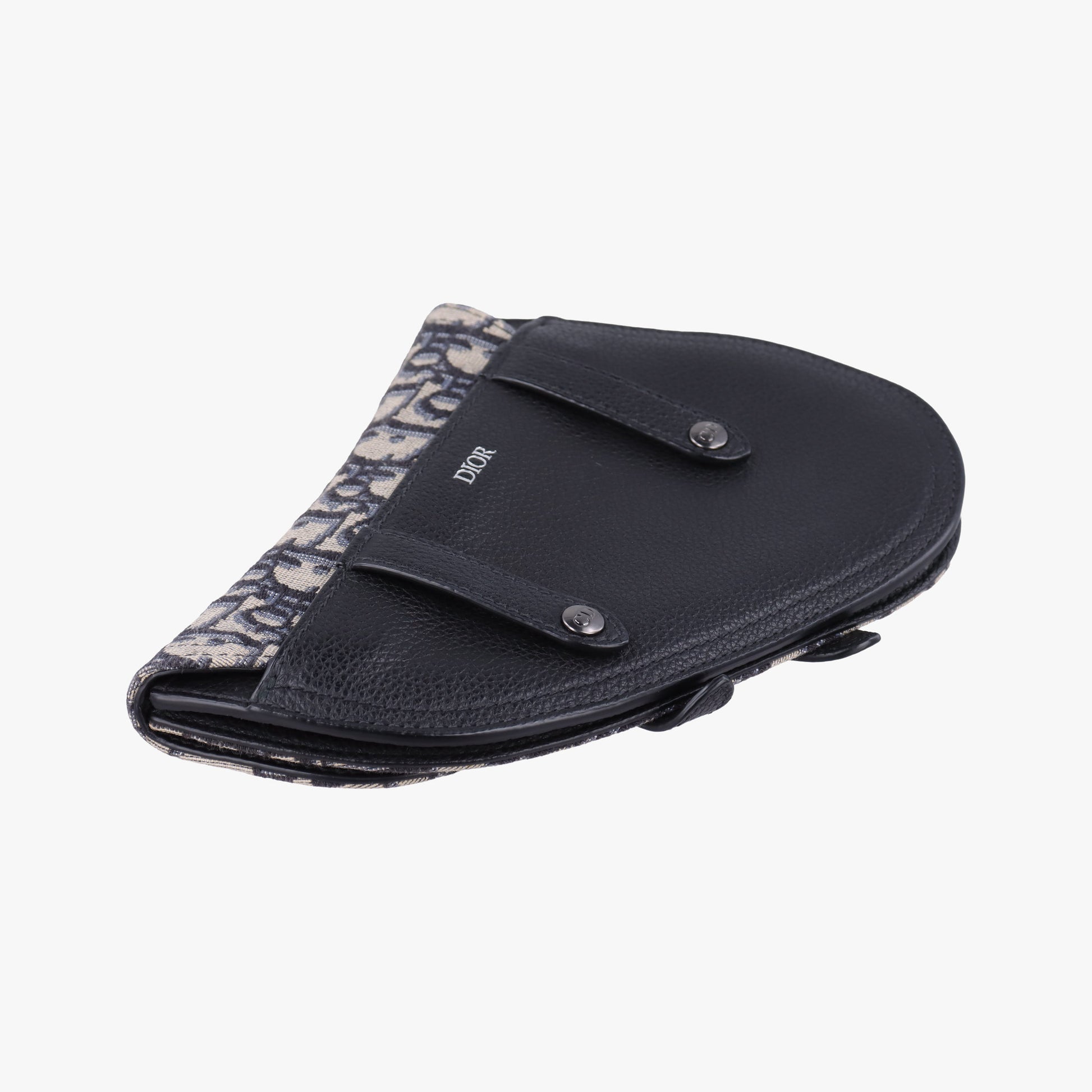 Saddle Gray×Navy×Black Jacquard×Leather 19-BO-0220サドル グレー×ネイビー×ブラック ジャガード×レザー 19-BO-0220