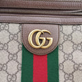 Ophidia brown×Beige PVC coated canvas×Leather 547926 G028721247オフィディア ブラウン×ベージュ PVCコーティングキャンバス×レザー 547926 G028721247