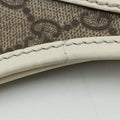 Jackie Brown×White PVC coated canvas×Leather 203494 A4131779ジャッキー ブラウン×ホワイト PVCコーティングキャンバス×レザー 203494 A4131779
