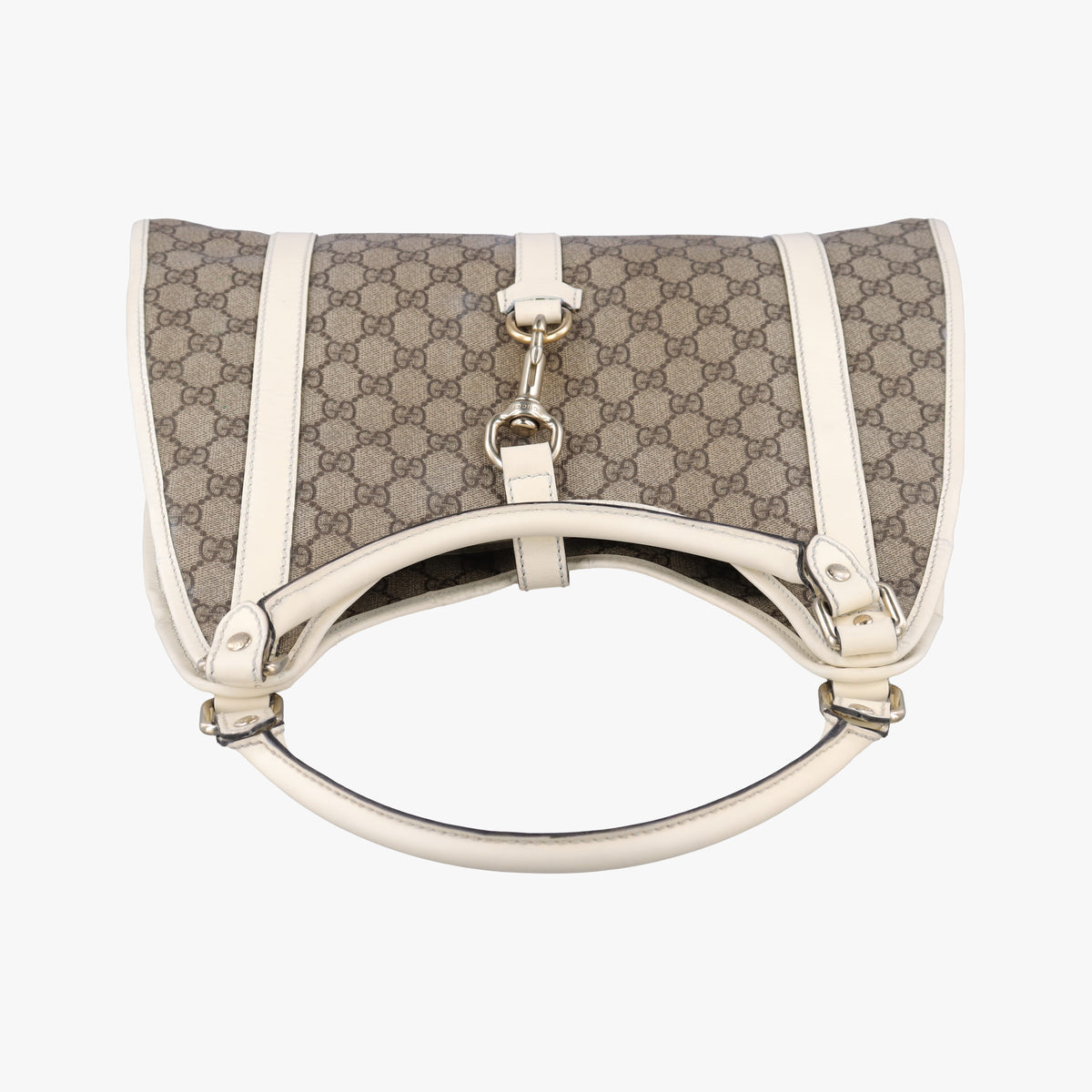 Jackie Brown×White PVC coated canvas×Leather 203494 A4131779ジャッキー ブラウン×ホワイト PVCコーティングキャンバス×レザー 203494 A4131779