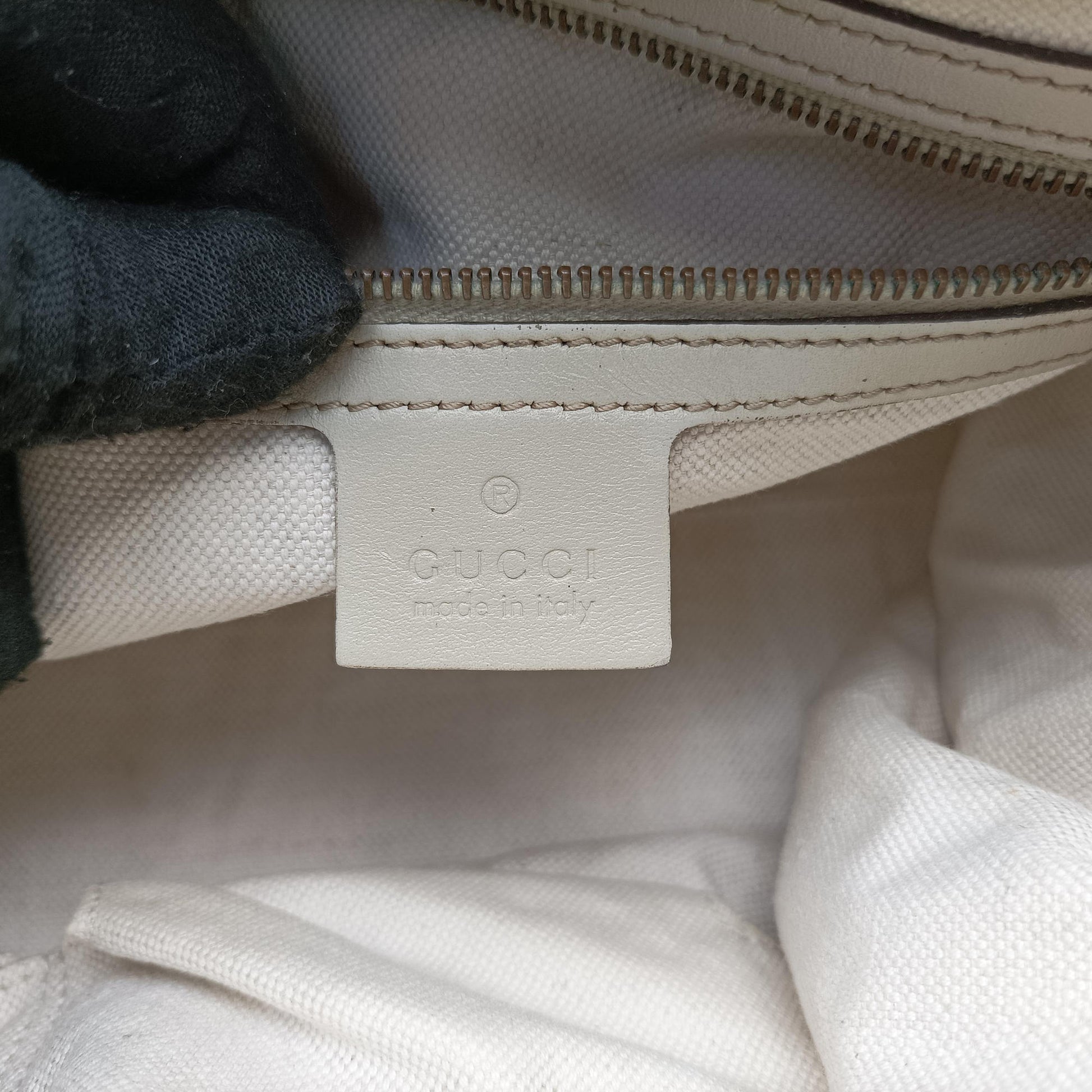 Guccissima Beige x Brown Canvas×Leather 282297 G012747145グッチシマ ベージュ×ブラウン キャンバス×レザー 282297 G012747145