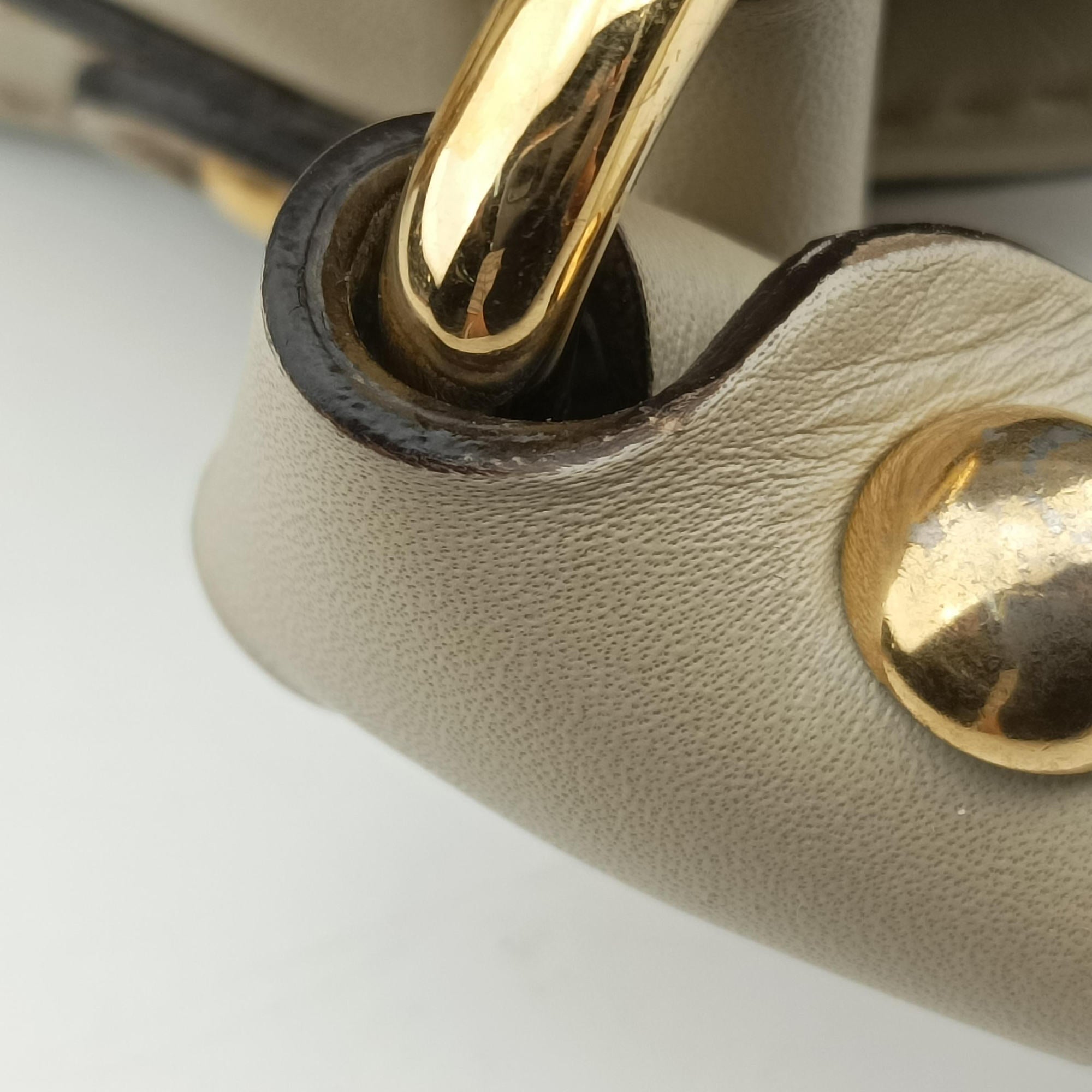 Guccissima Beige x Brown Canvas×Leather 282297 G012747145グッチシマ ベージュ×ブラウン キャンバス×レザー 282297 G012747145
