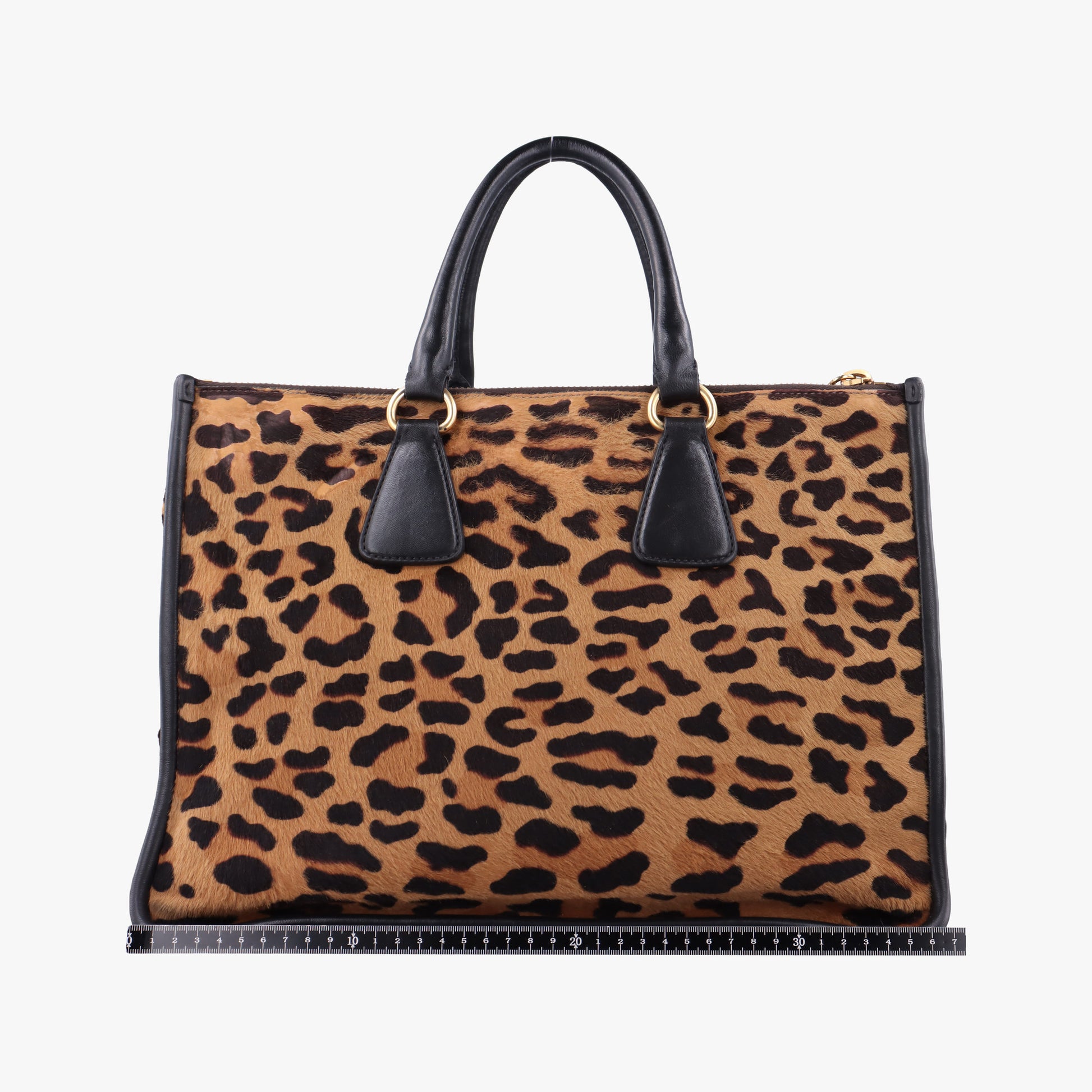 Leopard Print beige×Multicolour ponyhair×leather 7 1ヒョウ柄 ベージュ×マルチカラー ハラコ×レザー 7 1