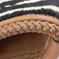 Zebra Printed Marrakech Black×White×Beige ponyhair×leather 257023 I010325295ゼブラプリントマラケシュ ブラック×ホワイト×ベージュ ハラコ×レザー 257023 I010325295