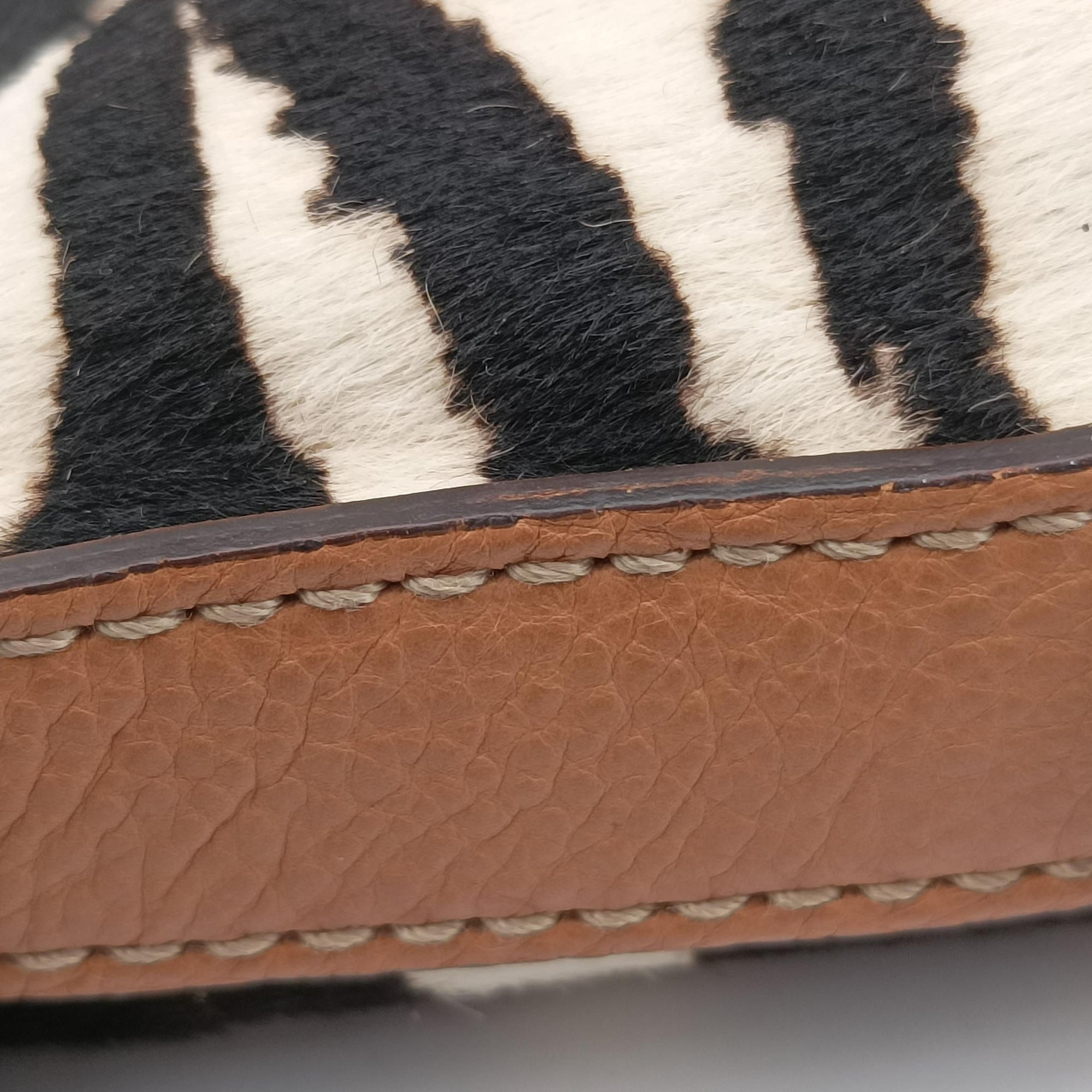 Zebra Printed Marrakech Black×White×Beige ponyhair×leather 257023 I010325295ゼブラプリントマラケシュ ブラック×ホワイト×ベージュ ハラコ×レザー 257023 I010325295