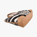 Zebra Printed Marrakech Black×White×Beige ponyhair×leather 257023 I010325295ゼブラプリントマラケシュ ブラック×ホワイト×ベージュ ハラコ×レザー 257023 I010325295