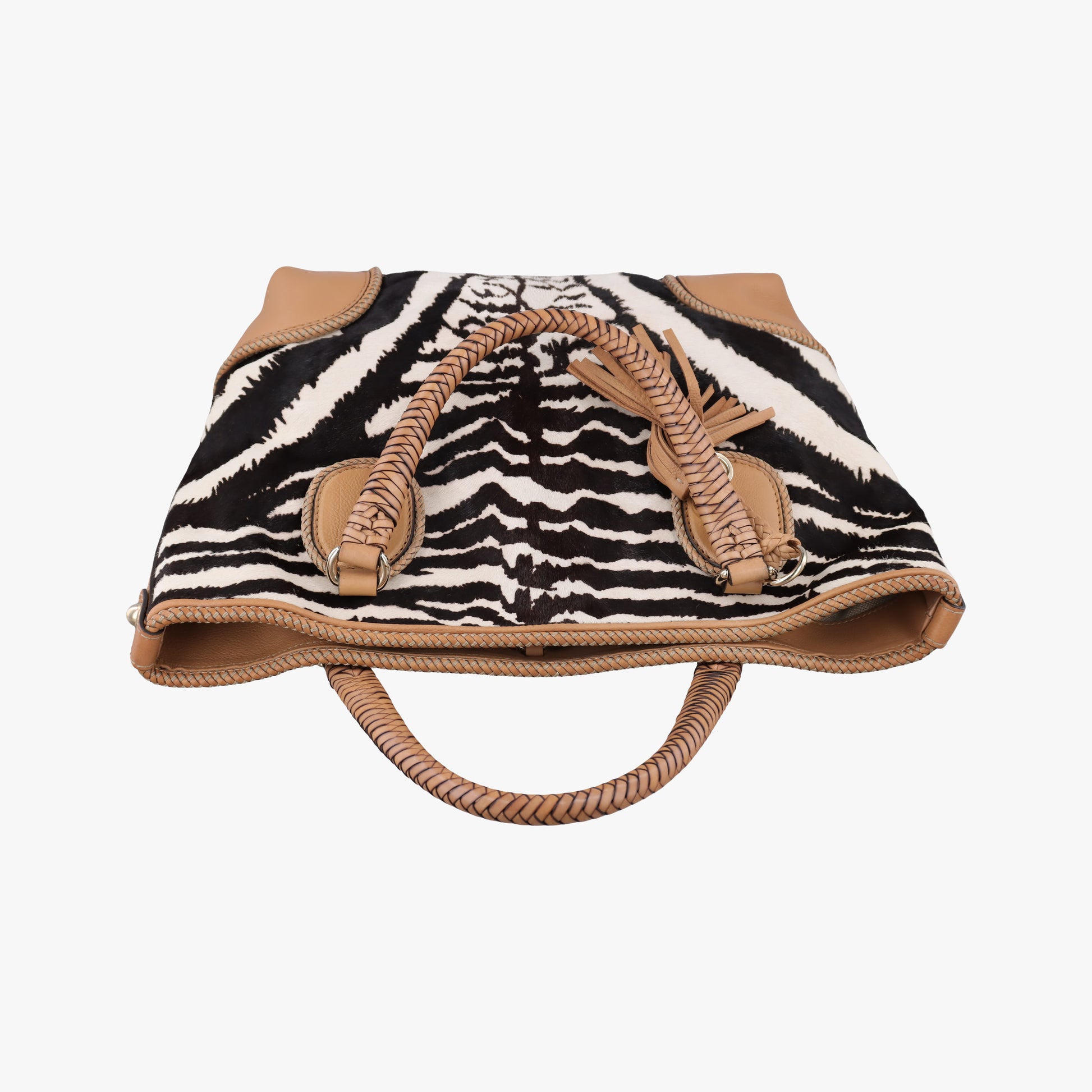 Zebra Printed Marrakech Black×White×Beige ponyhair×leather 257023 I010325295ゼブラプリントマラケシュ ブラック×ホワイト×ベージュ ハラコ×レザー 257023 I010325295