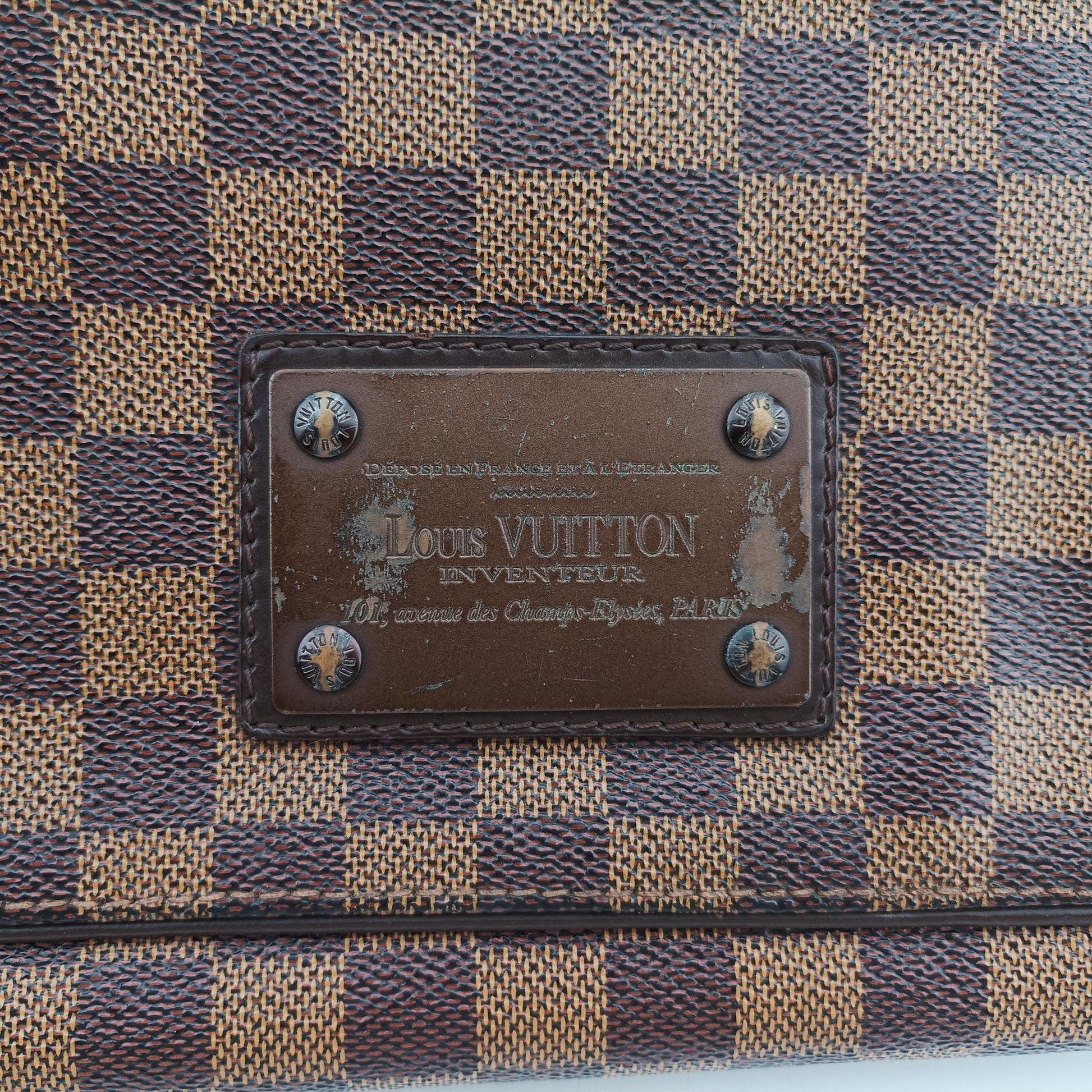 BROOKLYN MM EBENE Damier Canvas N51211 CA3160ブルックリンMM エベヌ ダミエキャンバス N51211 CA3160