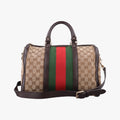 Sherry Line Brown×Beige×Red×Green canvas×leather 247205 Lot number unknownシェリーライン ブラウン×ベージュ×レッド×グリーン キャンバス×レザー 247205 製番不明