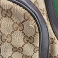 Sherry Line Brown×Beige×Red×Green canvas×leather 247205 Lot number unknownシェリーライン ブラウン×ベージュ×レッド×グリーン キャンバス×レザー 247205 製番不明