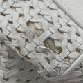 Soft Lady Dior Canage INTRECCIATO Tote White lambskin 01-RU-0048ソフト レディディオール カナージュ イントレチャート トート ホワイト ラムスキン 01-RU-0048